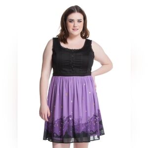 Disney Tangled Silhoutte Dress Rapunzel Size L